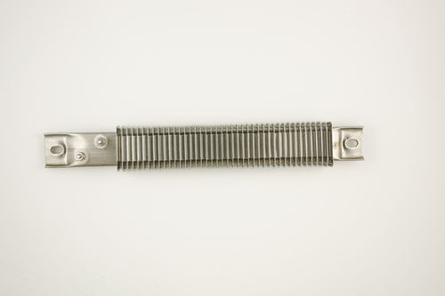 Elemento calefactor plano - FS series - Backer Hotwatt Inc - con aletas / de aluminio / de cerámica