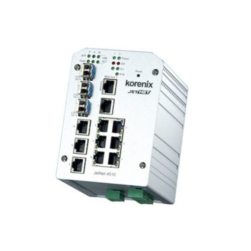 Conmutador Ethernet administrable - JetNet 4510 - Beijer Electronics - 10/100BaseT(X) / 10 puertos / en riel DIN