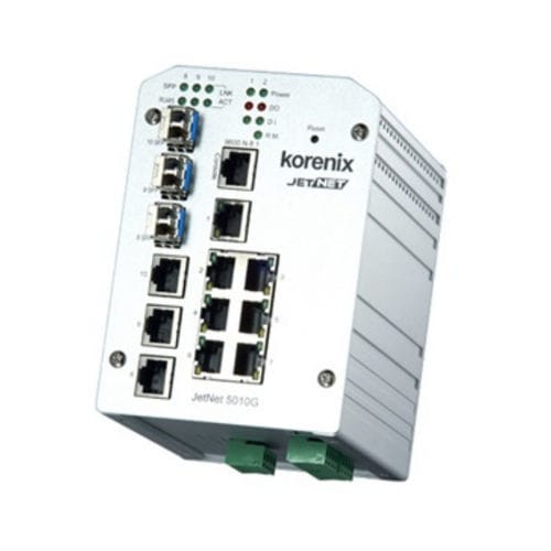 Conmutador Ethernet administrable - JetNet 5010G - Beijer Electronics - 10/100BaseT(X) / 10 puertos / gigabit