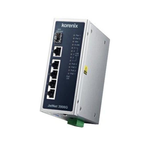 Conmutador Ethernet no administrable - JetNet 3906G  - Beijer Electronics - 6 puertos / gigabit / en riel DIN
