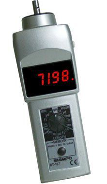 Tacómetro con contacto - DT-107A - SEALS USA - de mano / con pantalla LED / de 5 dígitos