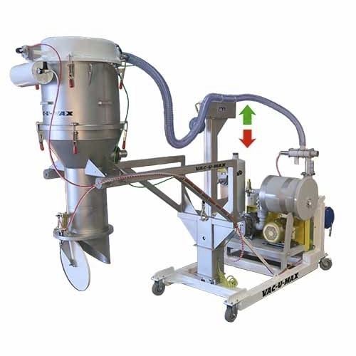 Sistema de transporte neumático móvil - VAC-U-MAX - de acero inoxidable