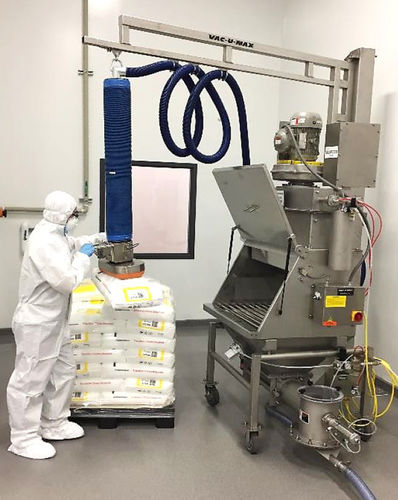 Sistema elevador eléctrico - VAC-U-MAX - de acero inoxidable / de vacío / bolsas de plástico