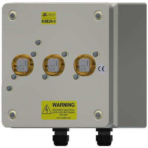 Conmutador eléctrico de llave - KSE - CASTELL SAFETY INTERNATIONAL - multipolar / IP65 / montado en panel