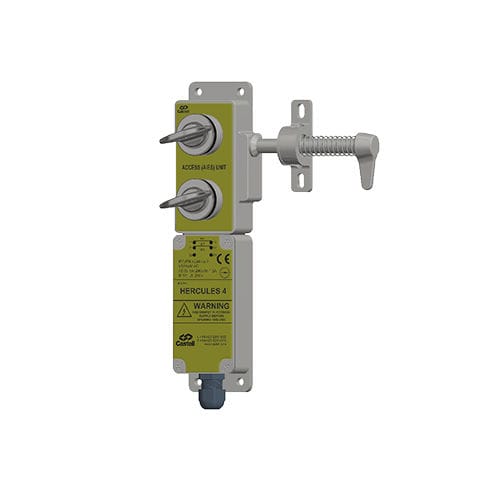 Cerradura de seguridad - AIES - CASTELL SAFETY INTERNATIONAL - de llave / para puerta corredera / para puerta batiente