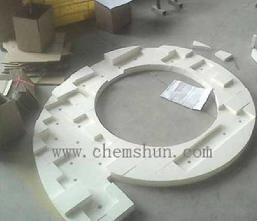 Revestimiento de cerámica - Pingxiang Chemshun Ceramics Co., Ltd.  - para separador ciclónico
