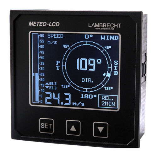 Indicador digital - METEO-LCD-NAV - Wilh. LAMBRECHT GmbH - de temperatura / de presión / de velocidad