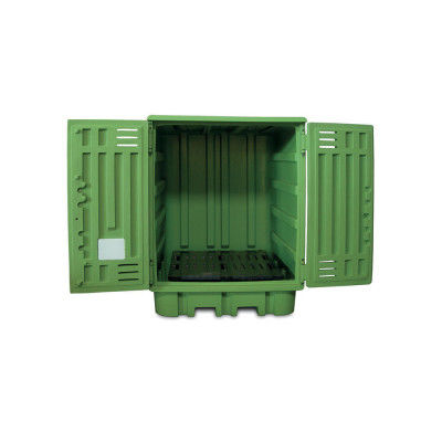 Caja-palé de polietileno - 0821 - Tecnotelai - para barril