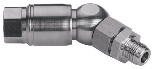 Racor de ángulo - 1663  - EISELE GmbH - para productos químicos / neumático / de rosca