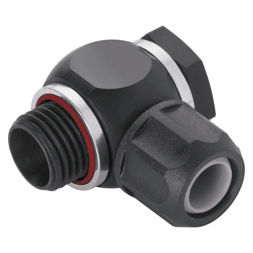 Racor neumático - 534-xxxxK  - EISELE GmbH - de rosca / en T / de aluminio anodizado