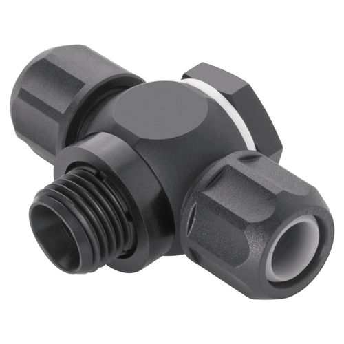 Racor neumático - 538  - EISELE GmbH - de rosca / en T / giratorio