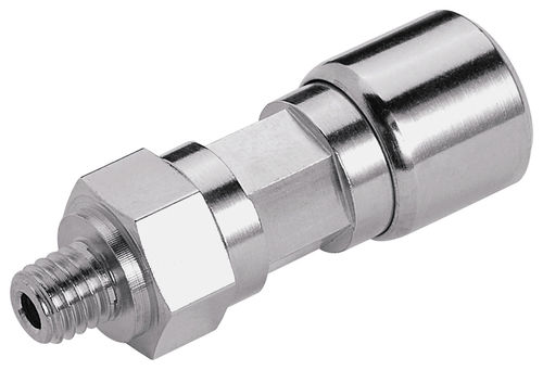 Racor de rosca - 729  - EISELE GmbH - de latón niquelado / macho