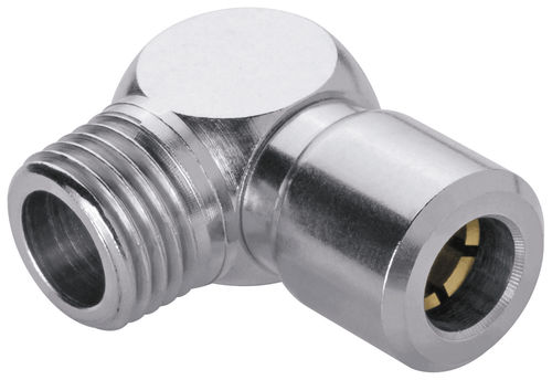 Racor neumático - EISELE GmbH - de rosca / acodado / de latón niquelado