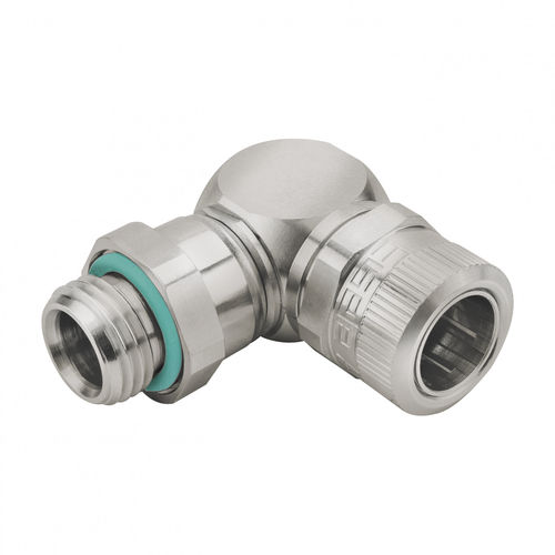 Racor neumático - VT4504  - EISELE GmbH - de rosca / acodado / de acero inoxidable