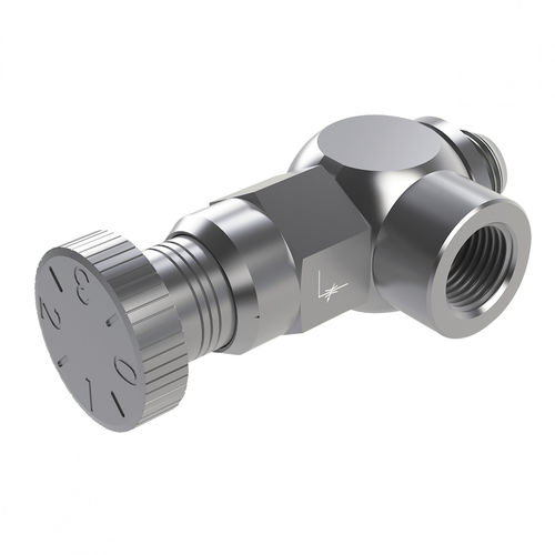 Racor neumático - SA1794-0201K - EISELE GmbH - de rosca / de ángulo recto / de latón niquelado
