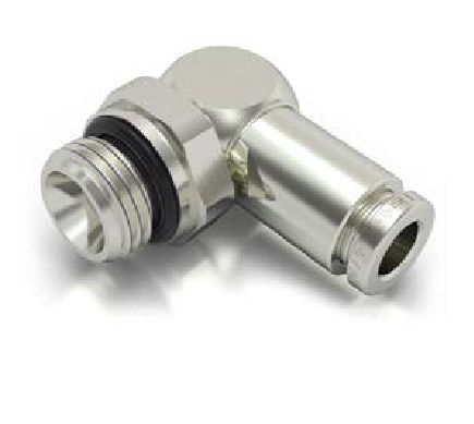 Racor neumático - 886-0466 - EISELE GmbH - de rosca / codo de 90º / G