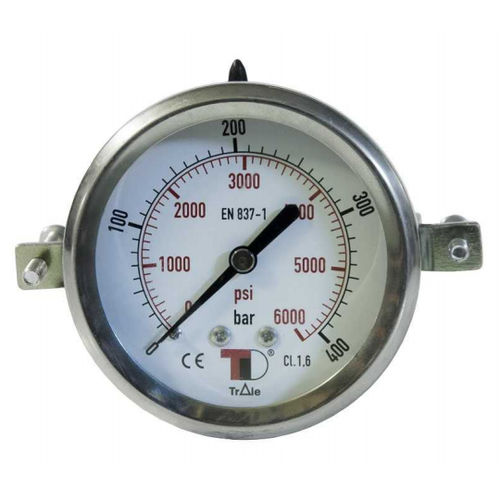 Manómetro de esfera - MFI6304 series - Dicsa - de acero inoxidable / de cápsula / para aire