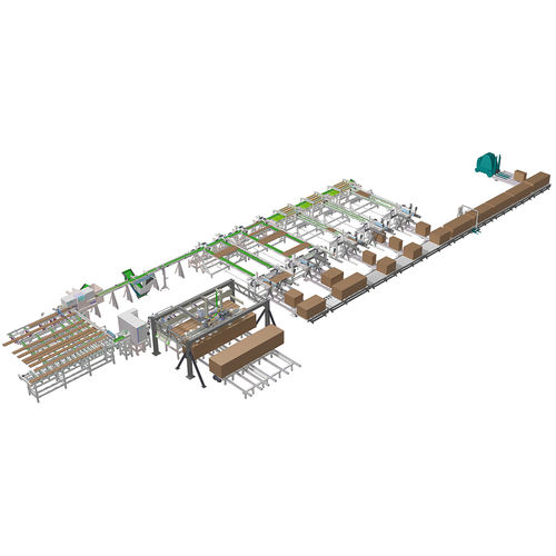 Sistema de corte de corte transversal - PAUL Maschinenfabrik GmbH - de cuchilla / para madera / para aplicaciones industriales