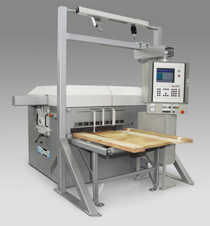 Sierra escuadradora - CGL - PAUL Maschinenfabrik GmbH - para madera / automática / de una hoja