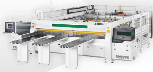 Máquina de aserrar de paneles - NPL380D - Nanxing Machinery - horizontal / automática / hidráulica