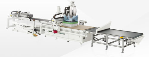 Máquina de corte de paneles - NCG2812L - Nanxing Machinery - CNC / de etiquetado / de mandrilado