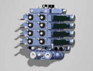 Válvula con control hidráulico - VF1600e - Husco International - de control de caudal