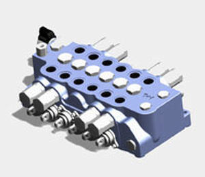 Distribuidor hidráulico de cajón - 6600 - Husco International - electrohidráulico