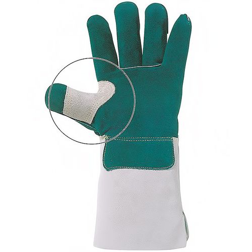 Guante de soldadura - 16MFLK - MAFEPE - de protección mecánica / de protección térmica / de cuero