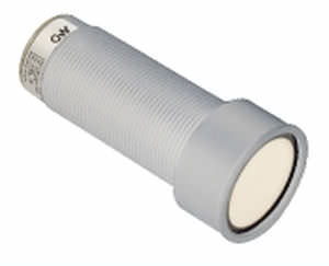 Sensor de distancia cilíndrico - UT1 series - Micro Detectors - por ultrasonidos / analógico / de haz estrecho
