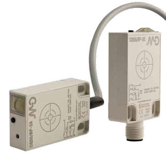 Sensor de proximidad capacitivo - CQ55 series - Micro Detectors - rectangular / analógico / IP67