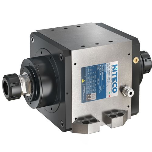 Electro-husillo de mecanizado - ML-1C 10/12 24 ER40 DX-SX - Hiteco - de refrigeración / de cambio manual / para madera