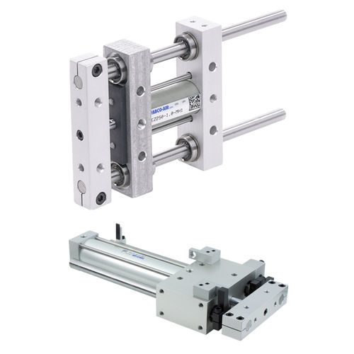Guía lineal de patín - EZ series - FABCO-AIR - de acero inoxidable / de aluminio / de precisión