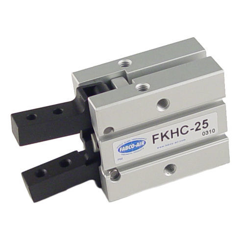 Pinza de prensión neumática - FKHC series - FABCO-AIR - angular / de 2 mandíbulas / de manipulación
