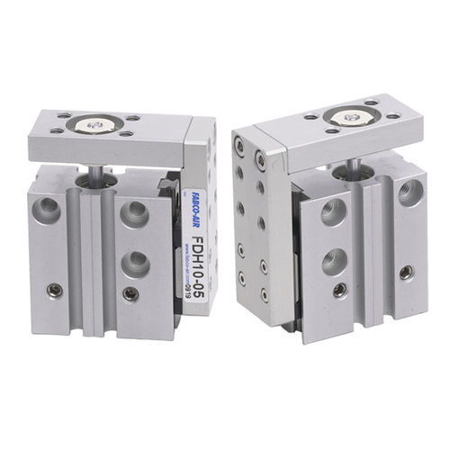 Cilindro neumático - FDH series - FABCO-AIR - de pistón magnético / de doble efecto / de acero inoxidable