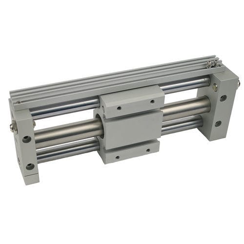 Corredera lineal sin varilla - FGYSR series - FABCO-AIR - de bolas / neumático / de aluminio anodizado