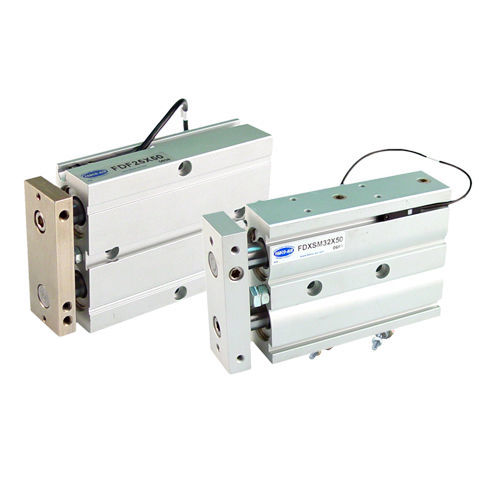 Cilindro neumático - FDXS series - FABCO-AIR - de pistón magnético / con pistón doble / de doble efecto