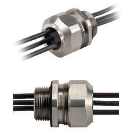 Prensaestopas de acero inoxidable - Masthead® - Heyco - de aluminio / IP68 / antitracción