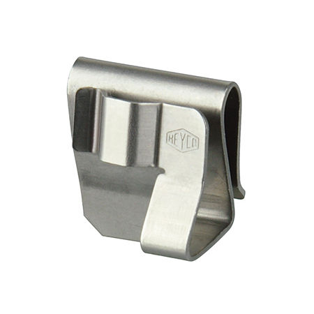 Clip de cables - SunRunner 90° - Heyco - de acero inoxidable / de conexión equipotencial / doble compresión