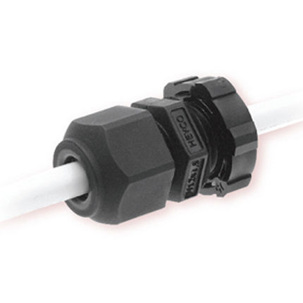 Prensaestopas de nailon - M series - Heyco - resistente al agua / roscado / recto