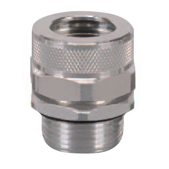 Prensaestopas de aluminio - M50 series - Heyco - resistente al agua / roscado / recto
