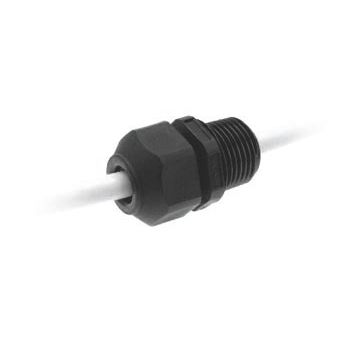Prensaestopas de nailon - M series - Heyco - resistente al agua / roscado / recto