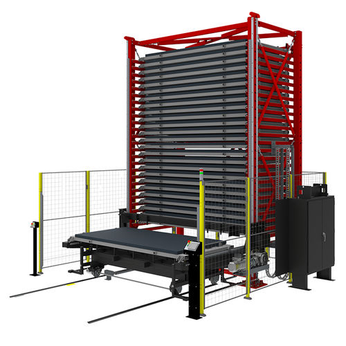 Almacén automático vertical - Vidir - para chapas / para almacén / para envases planos