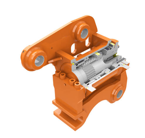 Sistema de acoplamiento de herramientas de inclinación - 8 400 - 75 000 lb (3 800 - 34 000 kg) | PowerTilt series - Helac