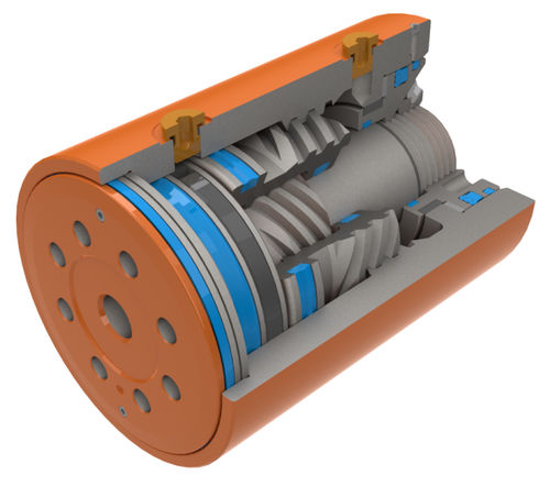 Actuador hidráulico - L10 series - Helac - rotativo / de doble efecto