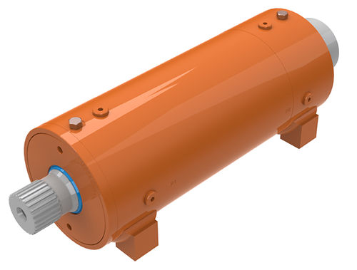 Actuador hidráulico - T20 series - Helac - rotativo / de piñón cremallera / de doble efecto