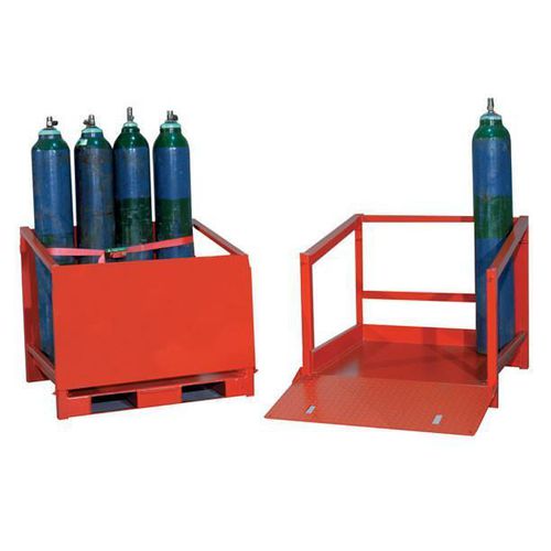 Palé para botella de gas - CT1 - Empteezy - de metal / para cargas altas