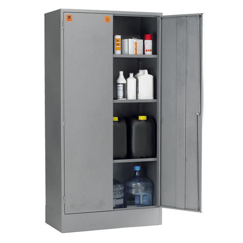 Armario de almacenamiento - OSHH72/36 - Empteezy - con patas / con puertas dobles / con estantes