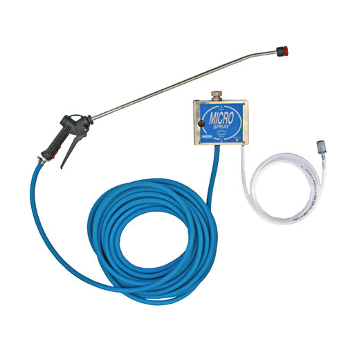 Unidad de proyección de mano - Microspray - Vema - de líquidos / de agua / de acero inoxidable