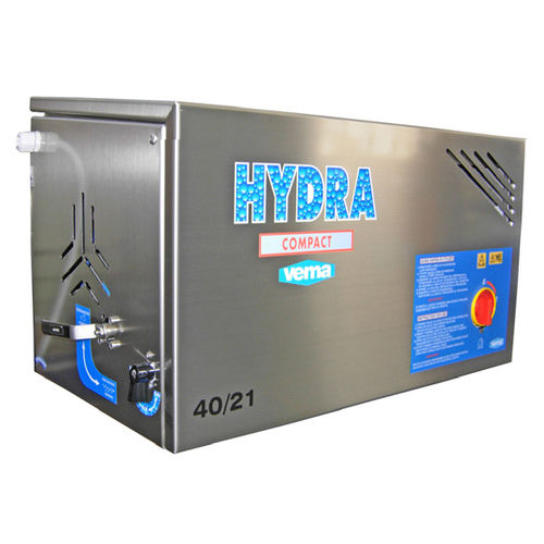 Sistema de lavado de agua - Hydra 40/21 - Vema - industrial / de acero inoxidable / compacto