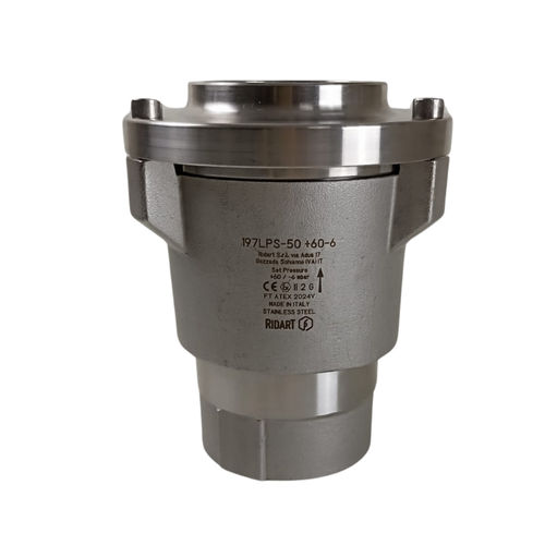 Regulador de presión en línea - 197L - Ridart srl - para vapor / para gas / de muelle
